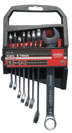 MN-51-238 Open-end box wrench set 8 pcs
